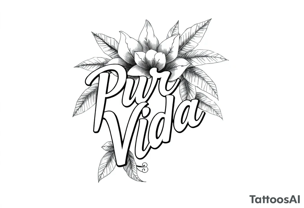 Pura Vida tattoo idea