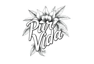 Pura Vida tattoo idea