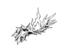 Artistic expression of Rebirth tattoo idea