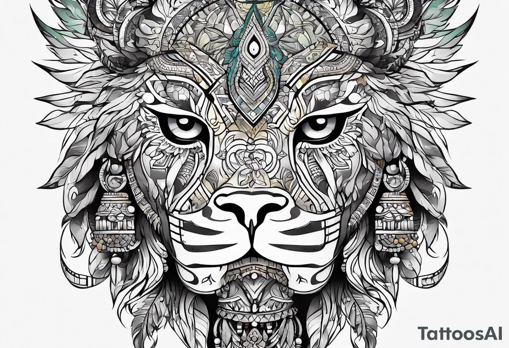 AI generated AI tattoo idea