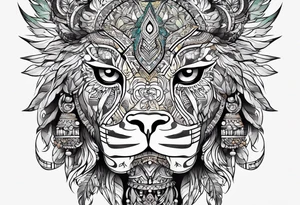 AI generated AI tattoo idea