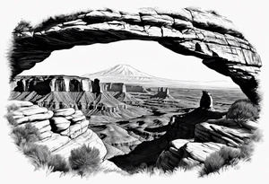 Mesa arch, forearm tattoo idea