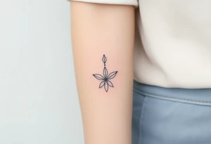 Mistura do símbolo de virgem é aquário tattoo idea