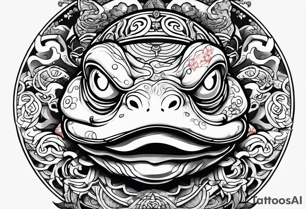 Jiraiya Naruto Gamakichi toad tattoo idea