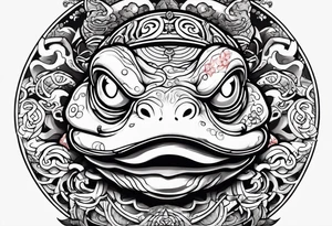 Jiraiya Naruto Gamakichi toad tattoo idea