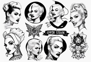 gwen stefani tattoo idea