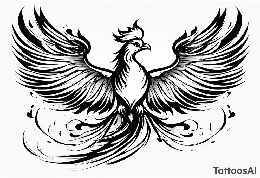 Phoenix Rising: The phoenix, which rises from its own ashes, tattoo idea Phoenix Rising: The phoenix, which rises from its own ashes, tattoo idea