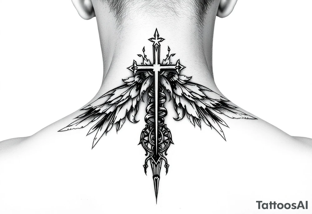 Christian tattoos for women spine tattoo idea