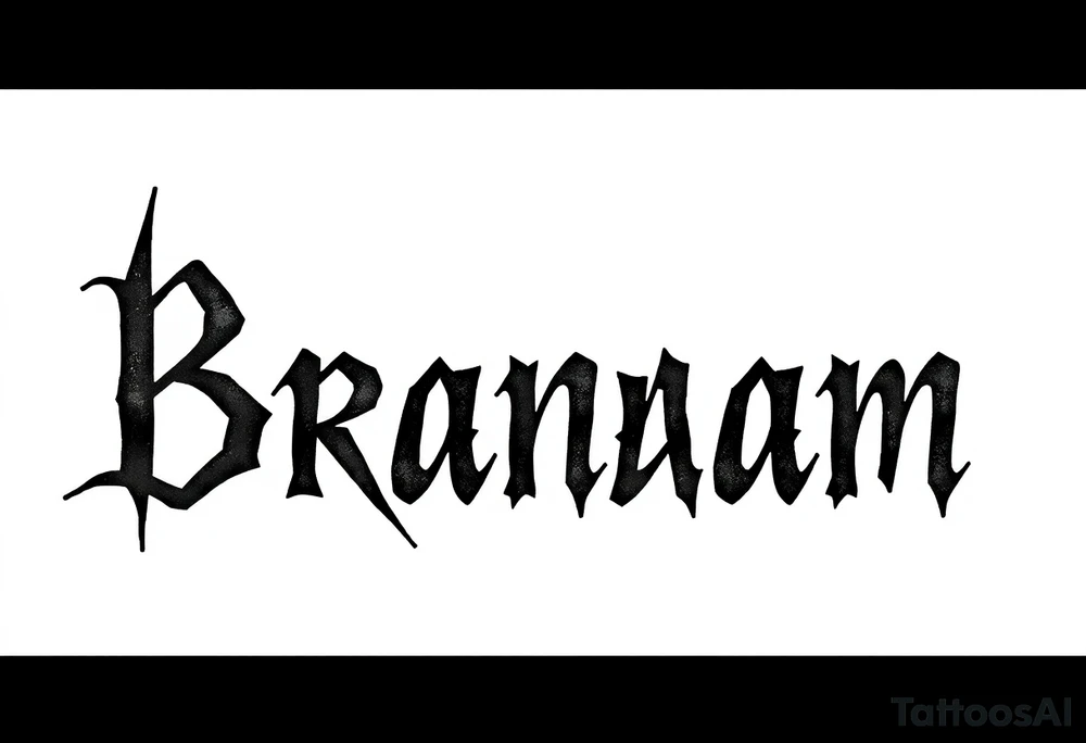 Branam tattoo idea