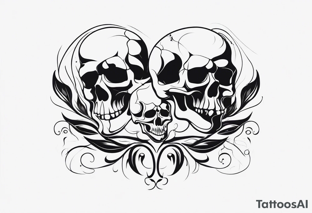 Smoke skulls tattoo idea