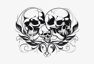 Smoke skulls tattoo idea