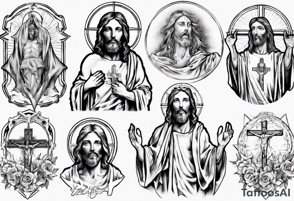 Jesus tattoo idea