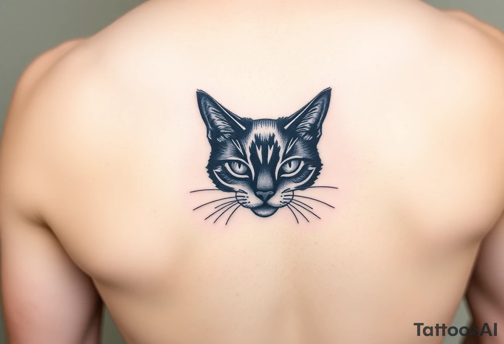 Black Cat tattoo idea
