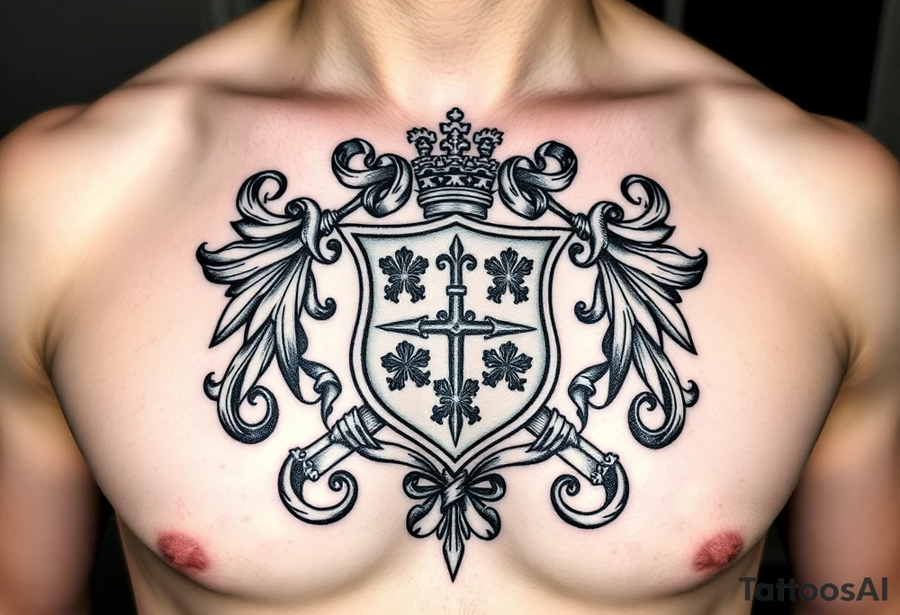 Smith, Irish family crest very intricate tattoo idea