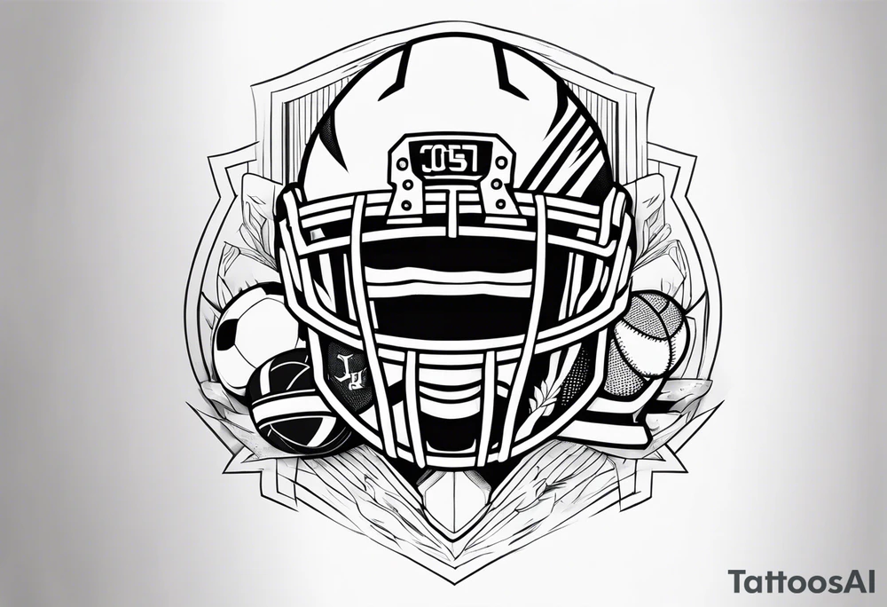 sports tattoo idea