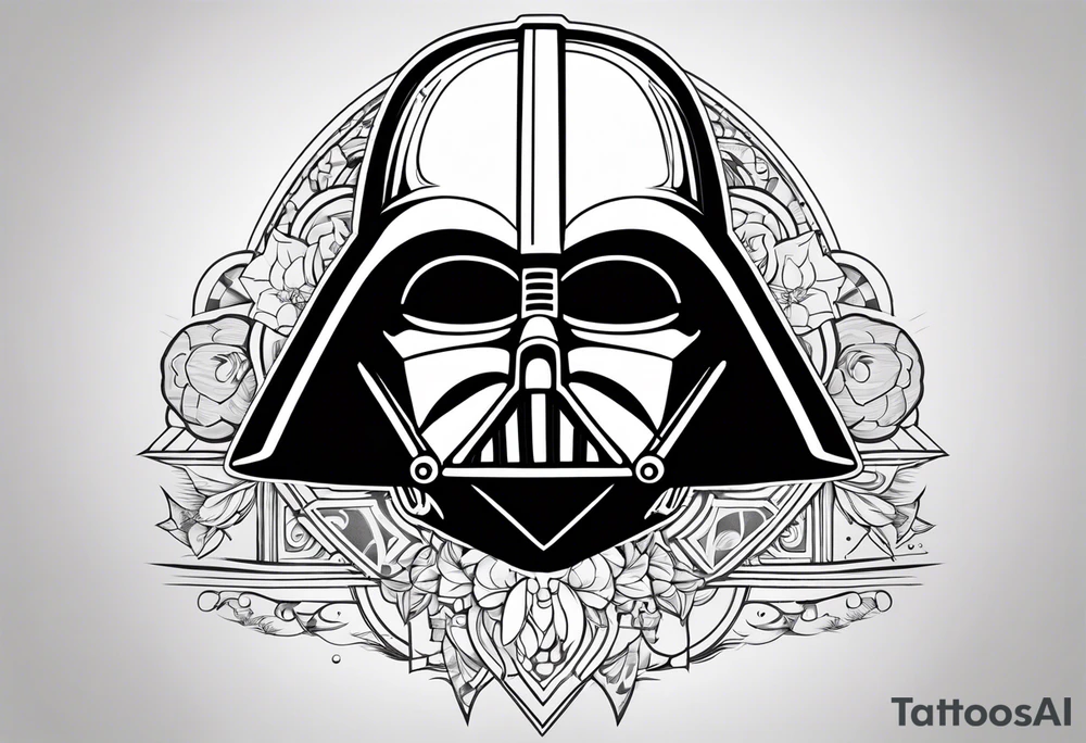 Starwart Dart Vader tattoo idea