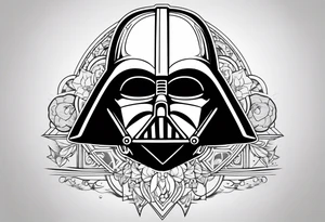 Starwart Dart Vader tattoo idea