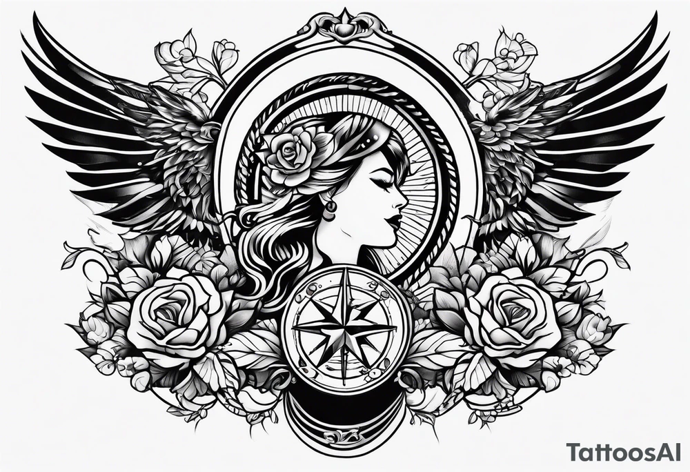 Sailor Jerry shoulder tatto tattoo idea