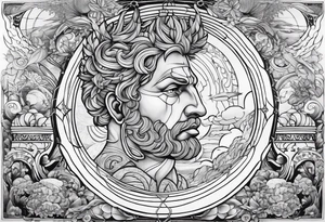 greek myth atlas tattoo idea