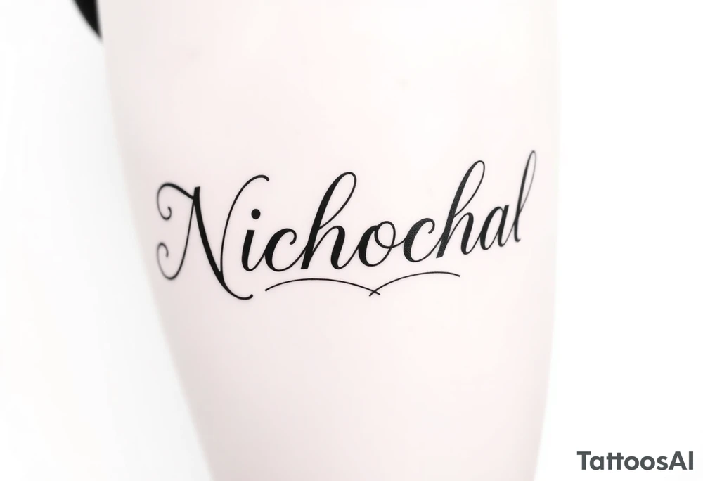 Nicholas name tattoo idea