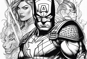 Marvel tattoo idea