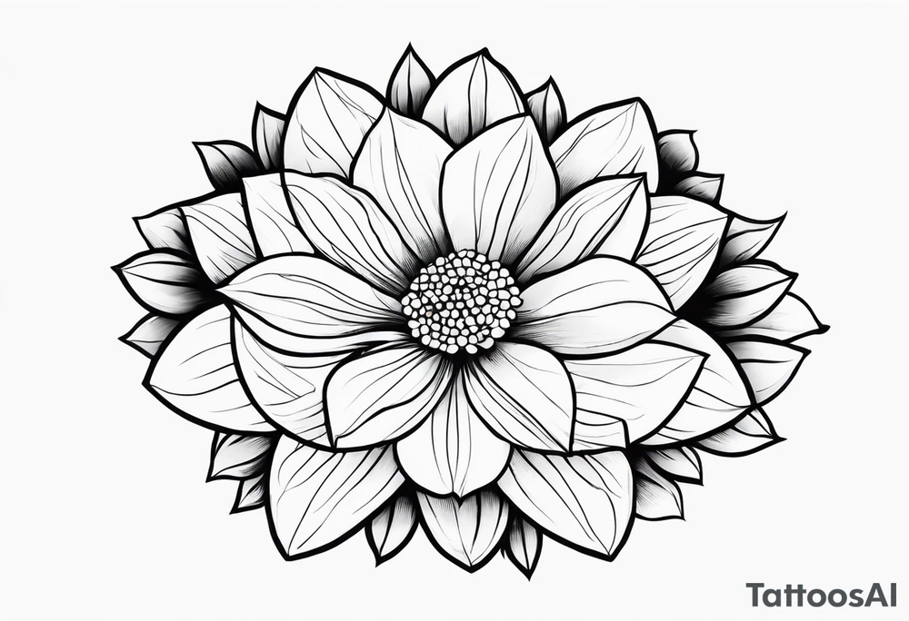 flor de lírio tattoo idea
