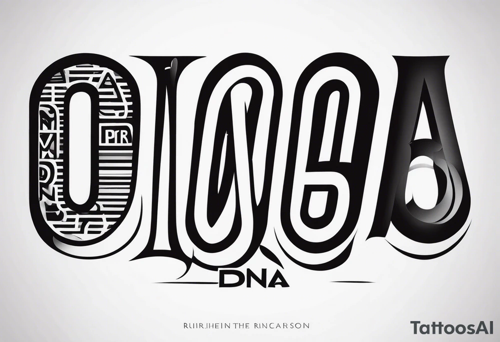 Richardson turned into a dna tattoo idea