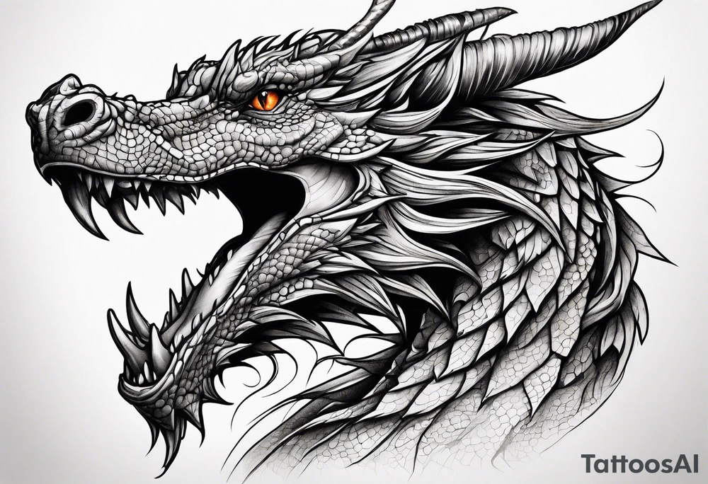 dragon tattoo idea