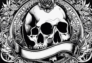 rock a Billy ganzer Arm Tattoo mit verschiedenen Motiven tattoo idea