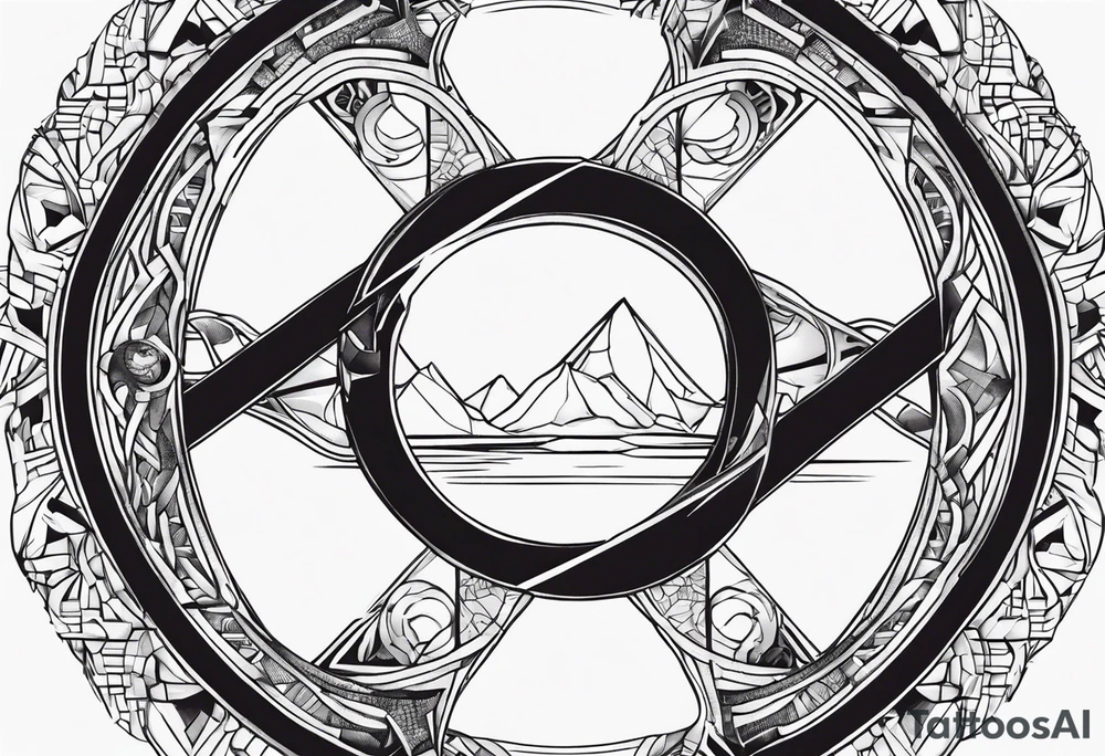 broken Ouroboros tattoo idea