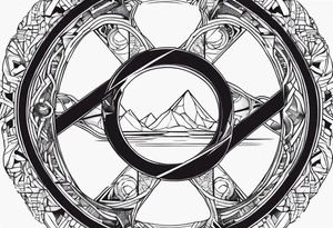 broken Ouroboros tattoo idea