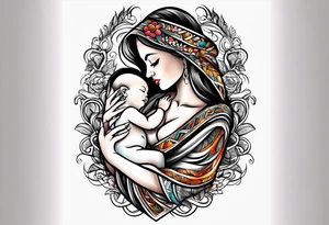 Breastfeeding tattoo idea