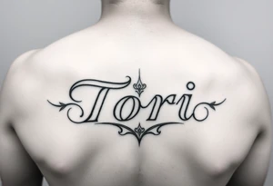 Name Tori tattoo idea