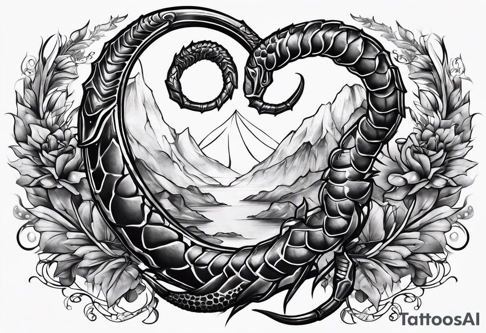 scorpio tattoo idea