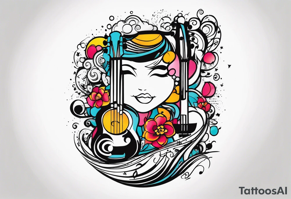 music tattoo idea
