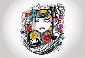 music tattoo idea