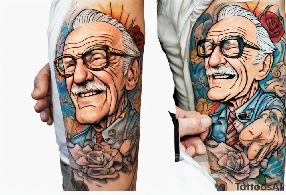man getting a tattoo close up tattoo idea