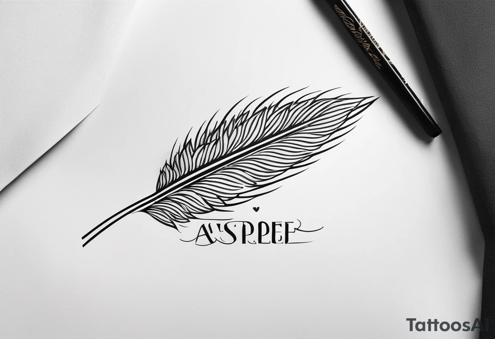 need a shape of a wheat spike and inside it write
(ستملأ الوادي سنابل…) tattoo idea