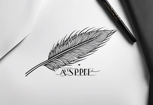 need a shape of a wheat spike and inside it write 
(ستملأ الوادي سنابل…) tattoo idea