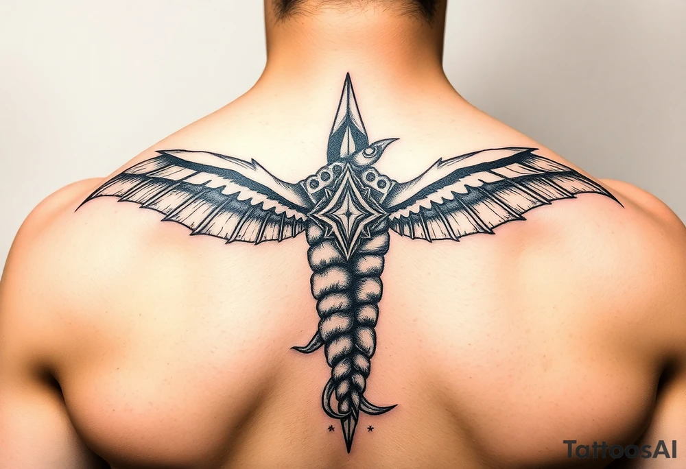 Tori with designs tattoo idea