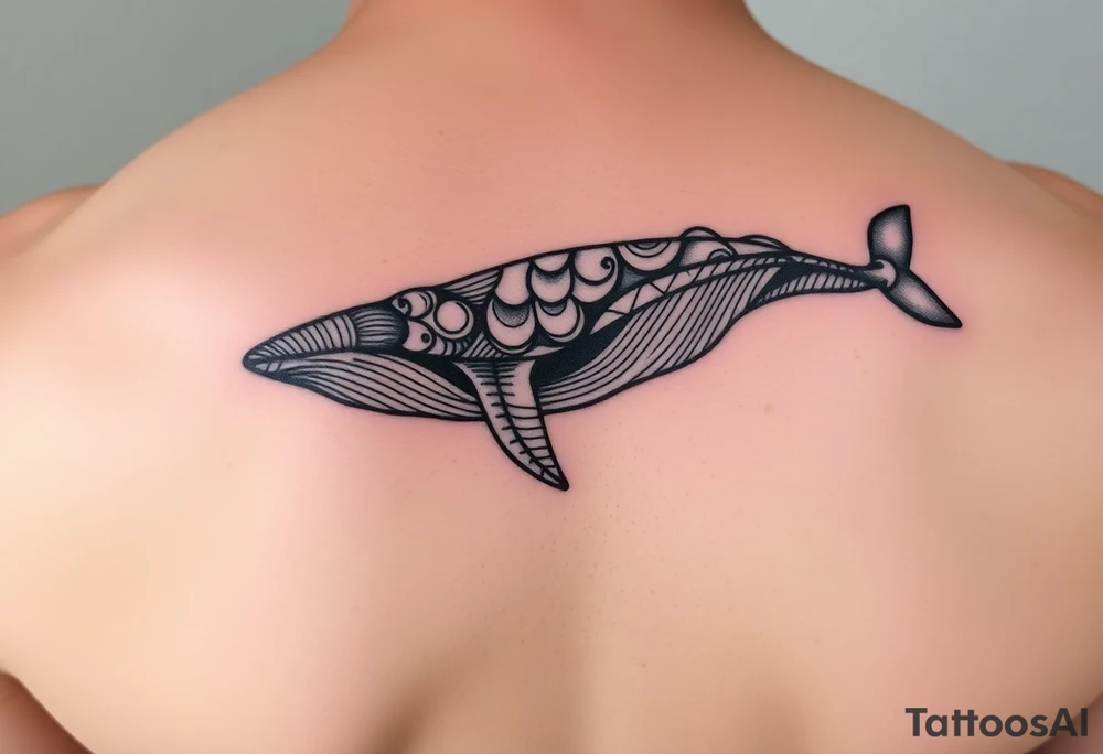 Blue Whale, Manta, tattoo idea