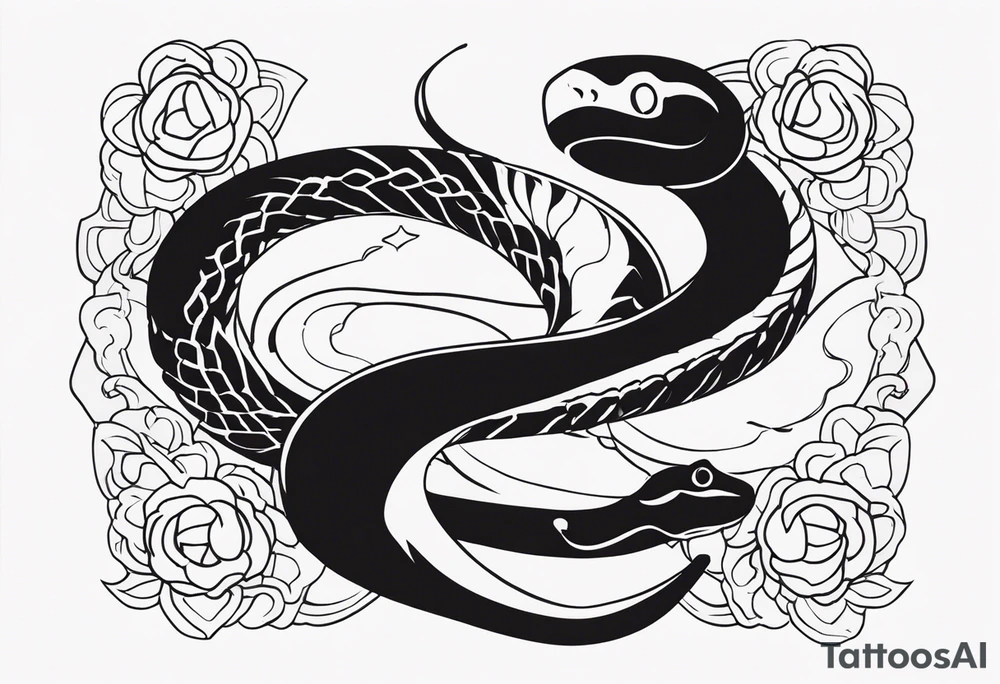 Seven deadly sins anime snake tattoo idea