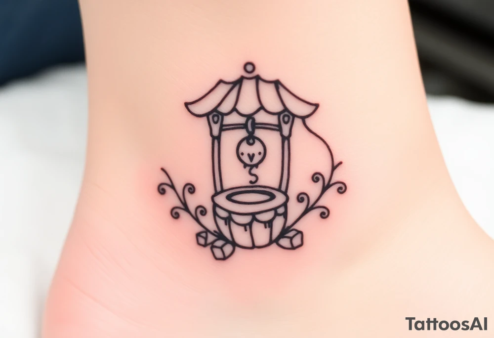 Wishing well tattoo idea