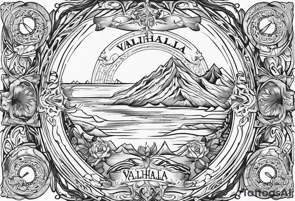 Valhalla death 
prayer poem tattoo idea