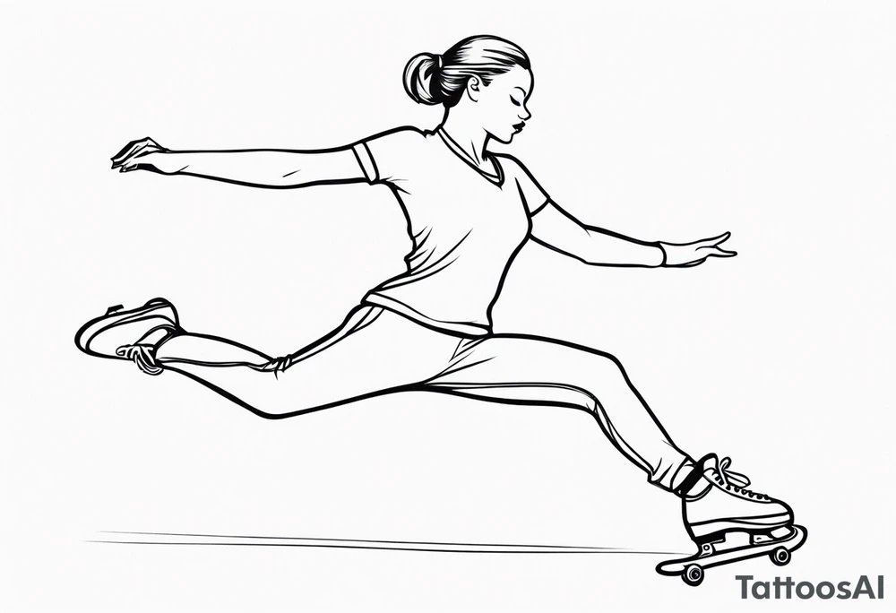 figureskater tattoo idea