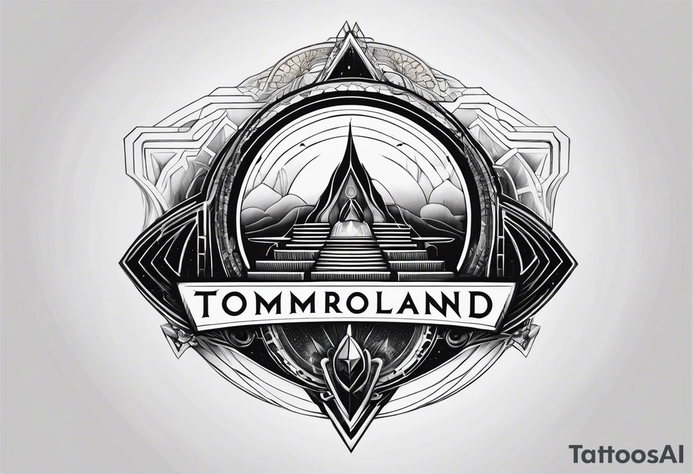 tomorrowland logo for 3 friendas tattoo idea