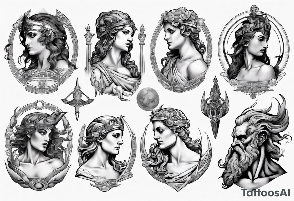 greek mythology tattoo idea