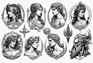 greek mythology tattoo idea