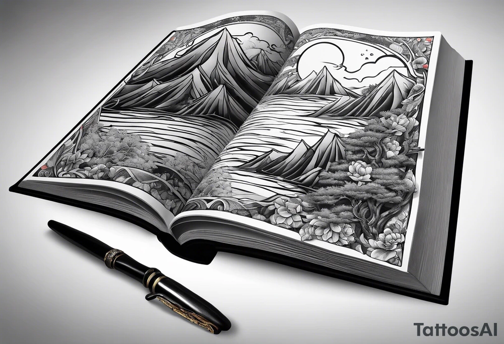 book tattoo idea
