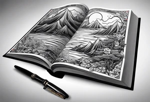 book tattoo idea